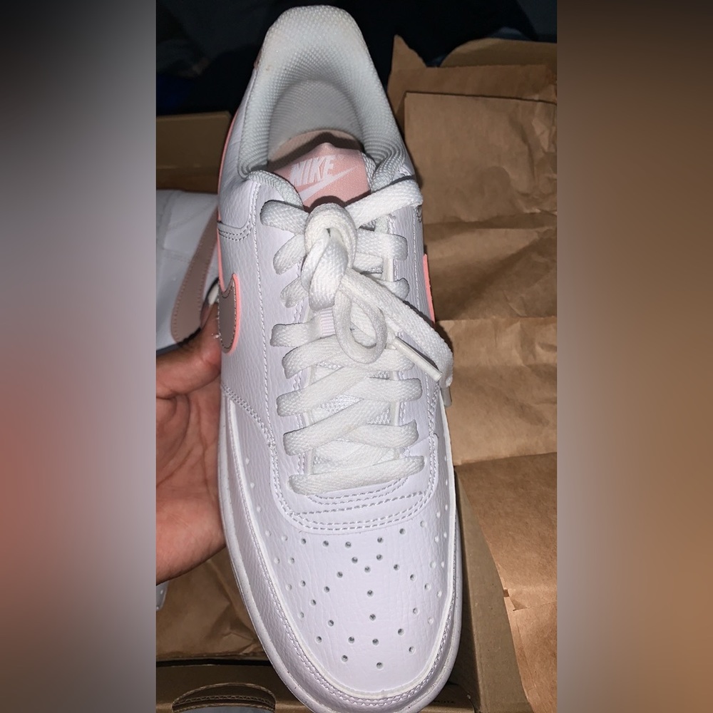 Women’s Nike Court White/Pink Oxford